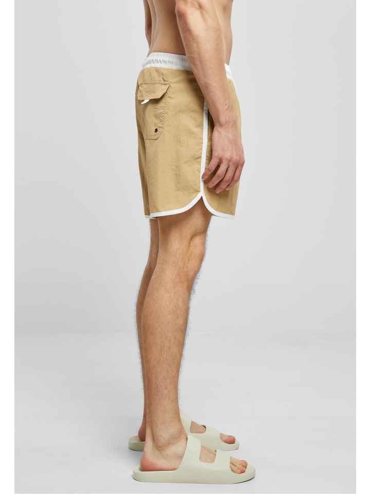 Urban Classics Urban Classics Badeshorts in white/unionbeige günstig kaufen