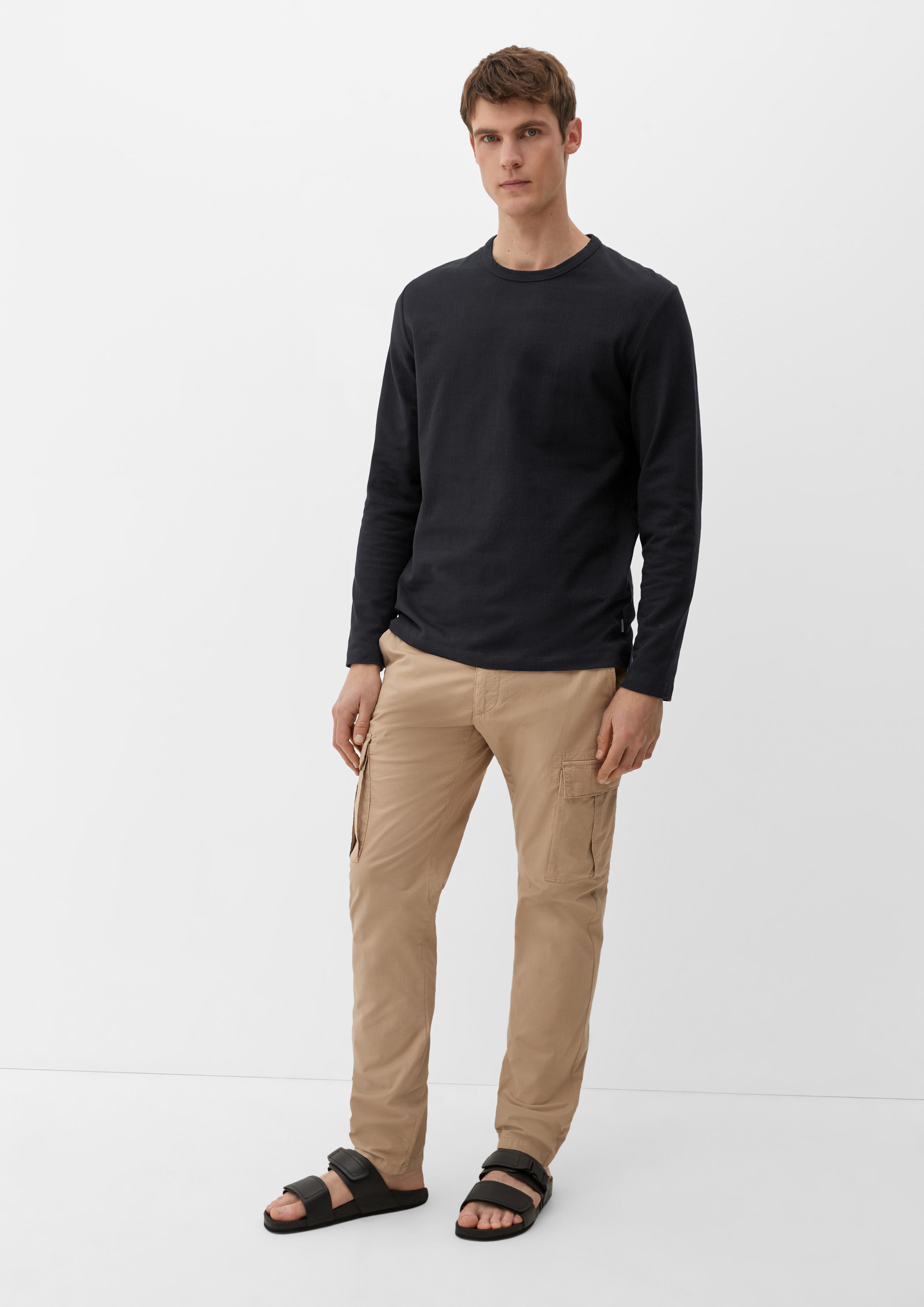 Longsleeve aus Seersucker  2129475-9999