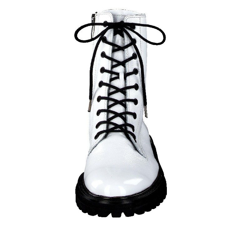 PAUL GREEN Schnür-Stiefeletten weiss