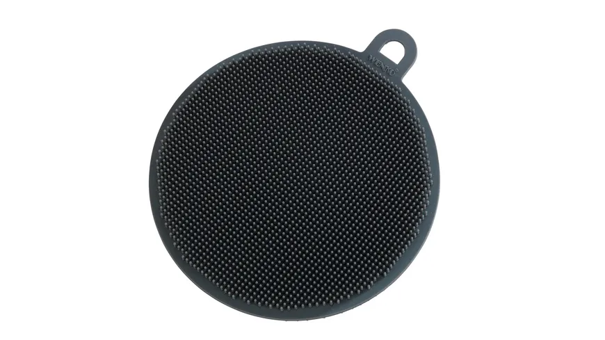 WENKO Silikon-Schwämme Rund Soft 2er Pack Grau