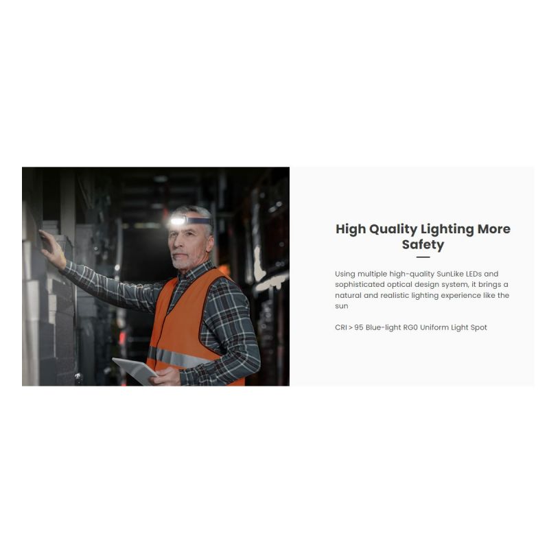 Nextorch Stirnlampe Istar wiederaufladbar 450 Lumen LED