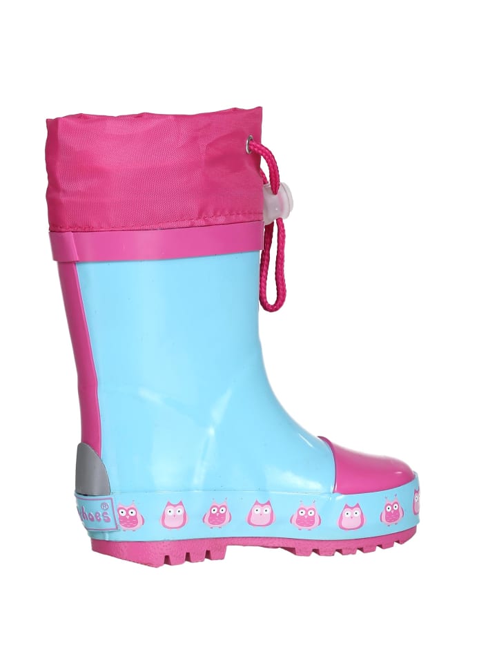 Playshoes Gummistiefel Eulen in Türkis günstig kaufen