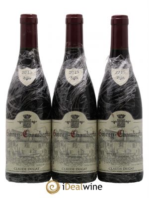 Gevrey-Chambertin Claude Dugat  2015 - Lot de 3 Bouteilles