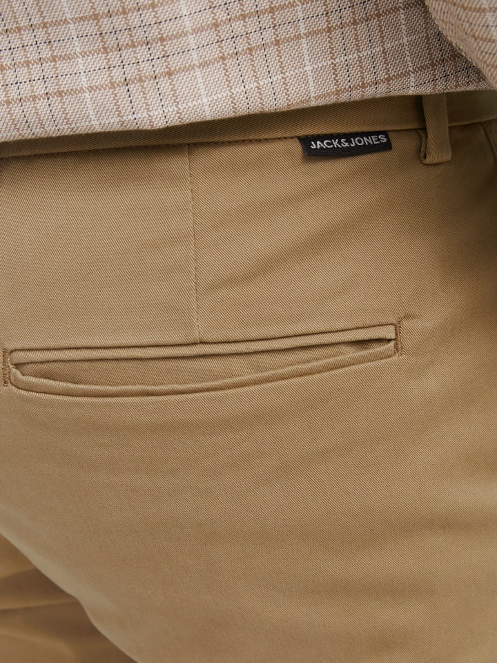 Jack & Jones Stoffhose / Chino JPSTKANE BARRET comfort/relaxed in Beige günstig kaufen
