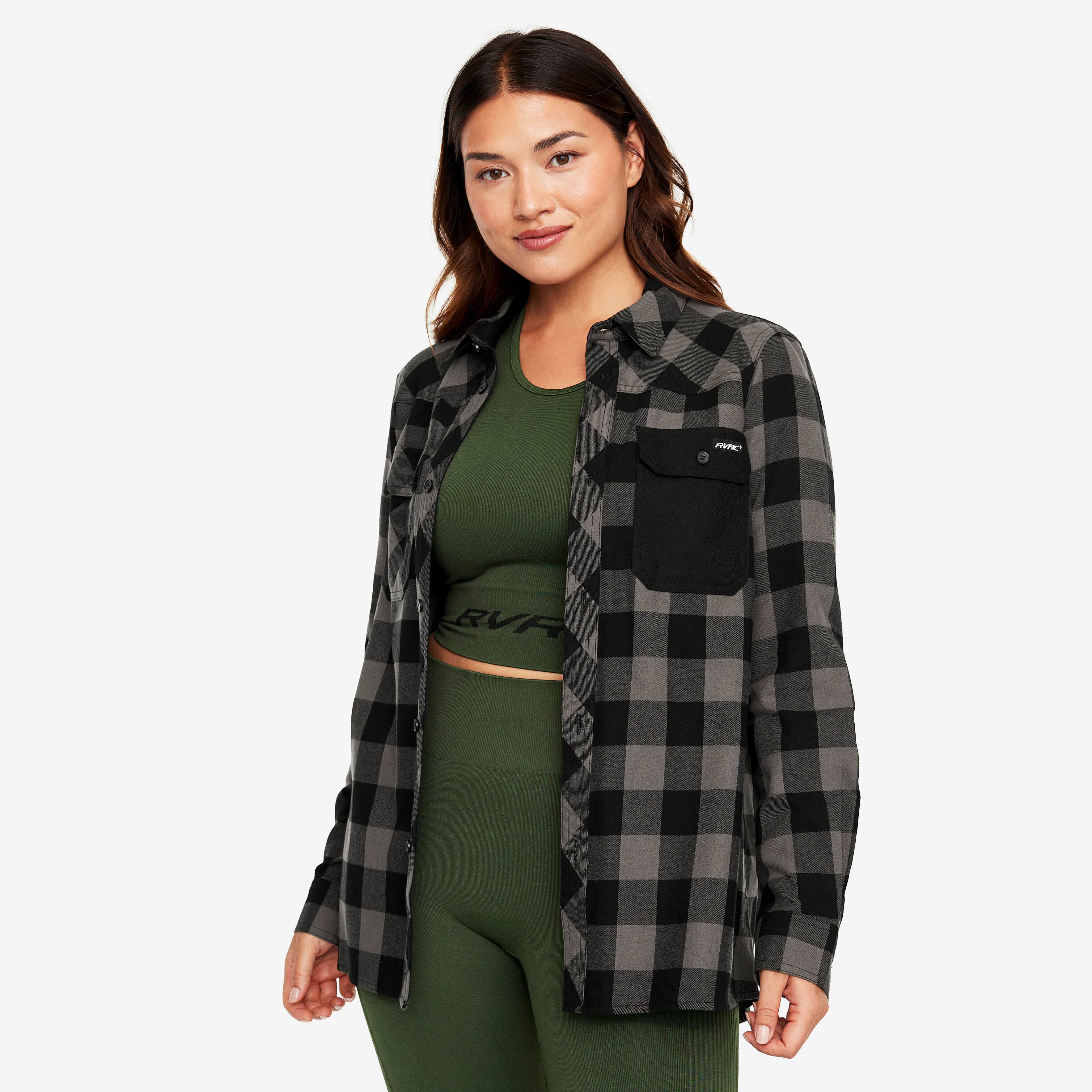 Campfire Shirt Femme Black/Anthracite