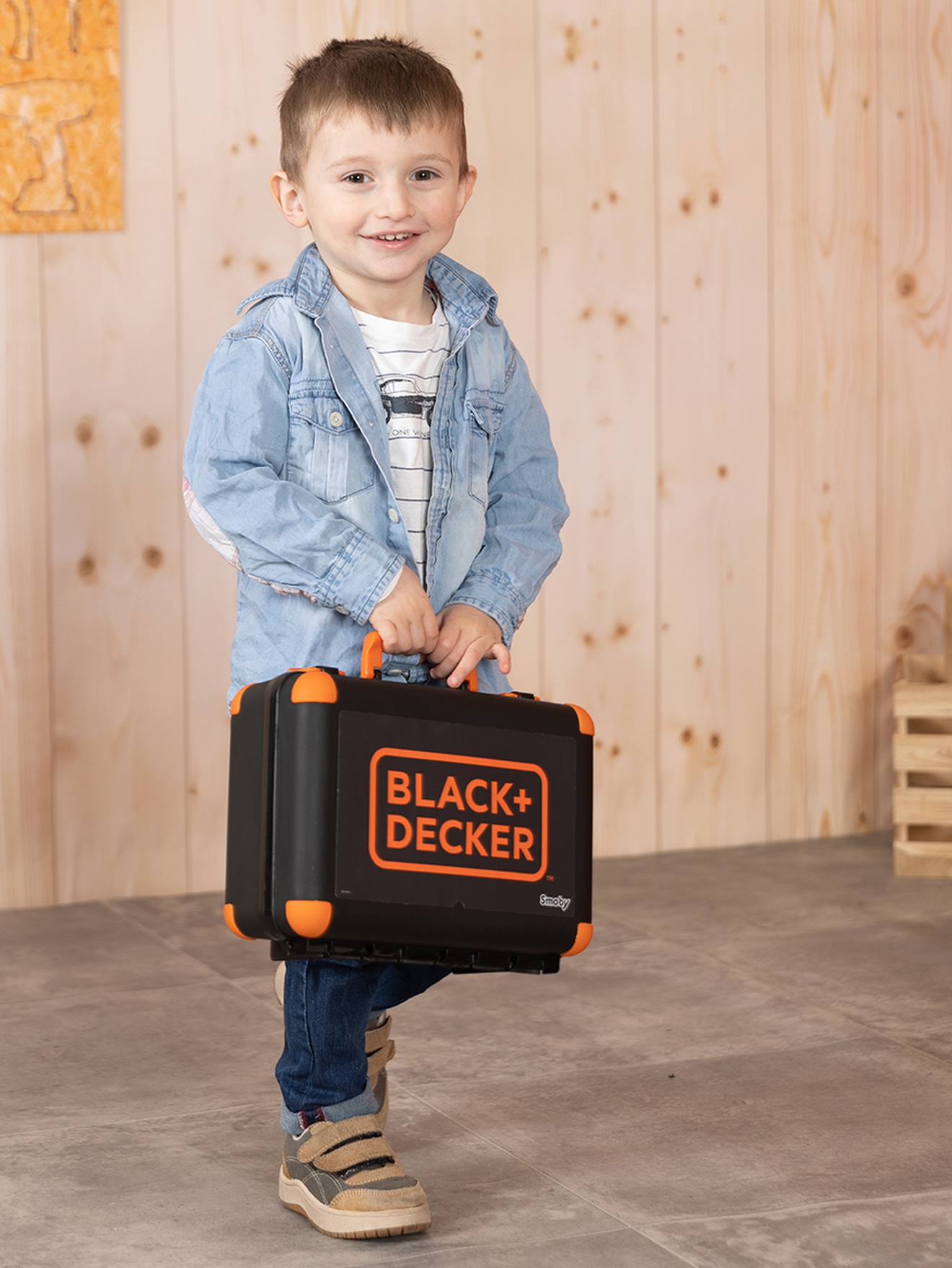 Smoby Spiel-Werkzeugkoffer B+D Bricolo Box SMOBY - schwarz