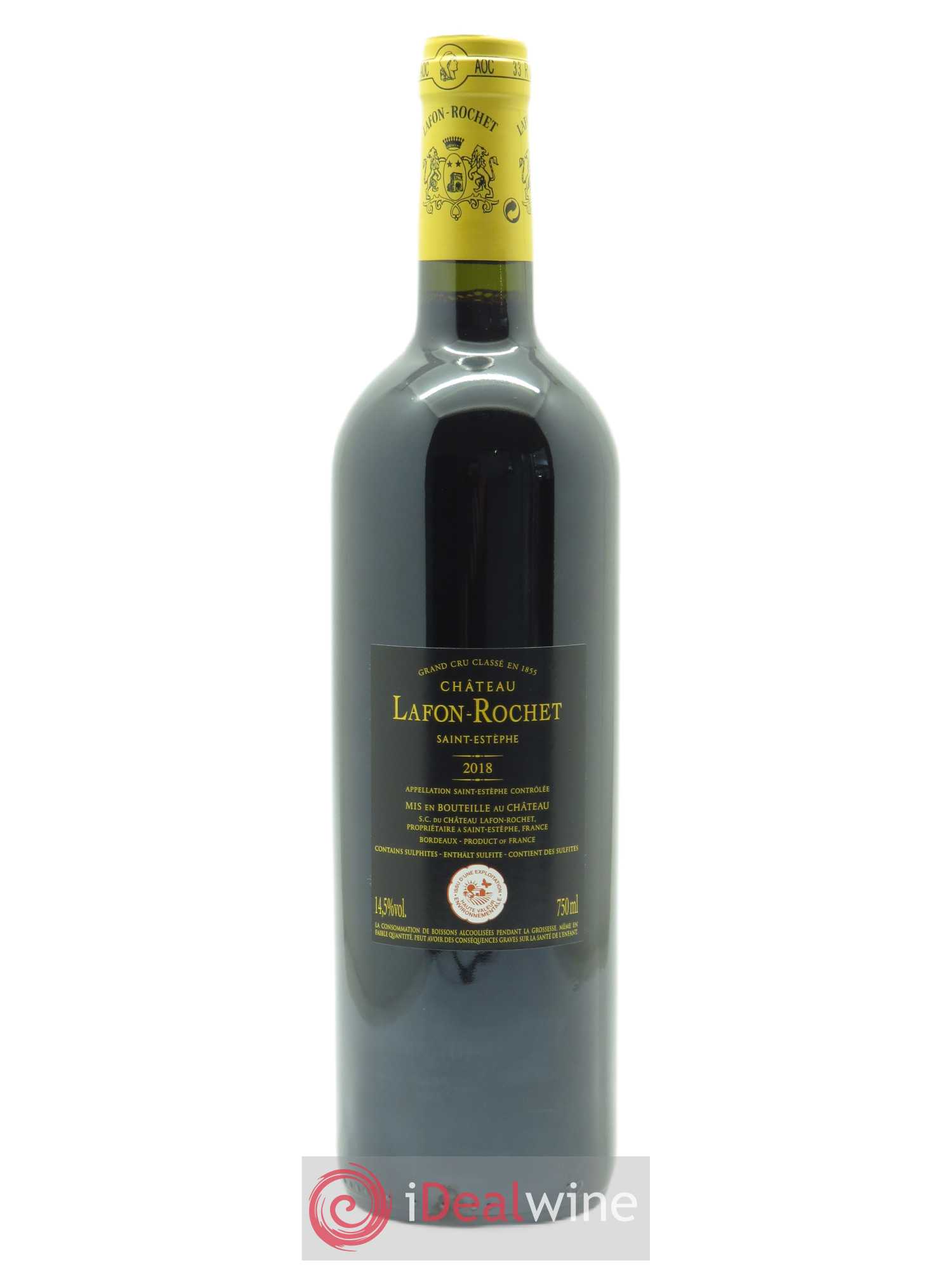 Château Lafon Rochet 4ème Grand Cru Classé (CBO à partir de 6 bts) 2018 - Lot de 1 Bouteille