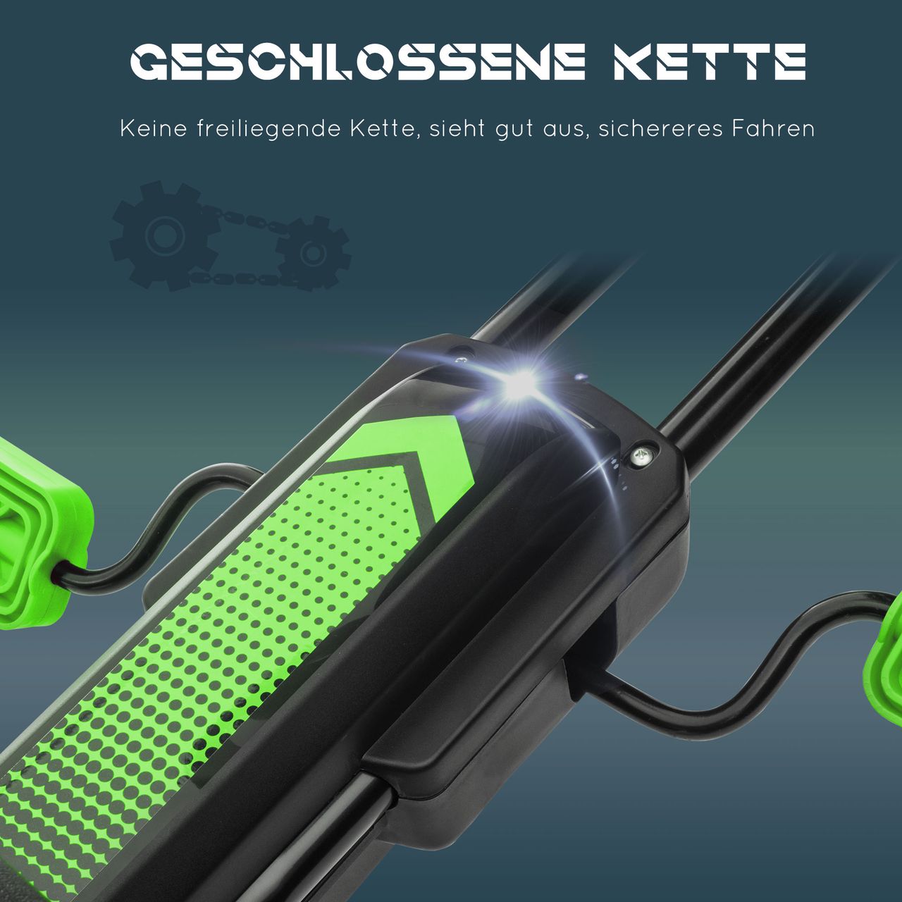 HOMCOM Gokart, Kinderfahrzeug mit Pedal, Tretauto, Outdoor, Grün Schwarz