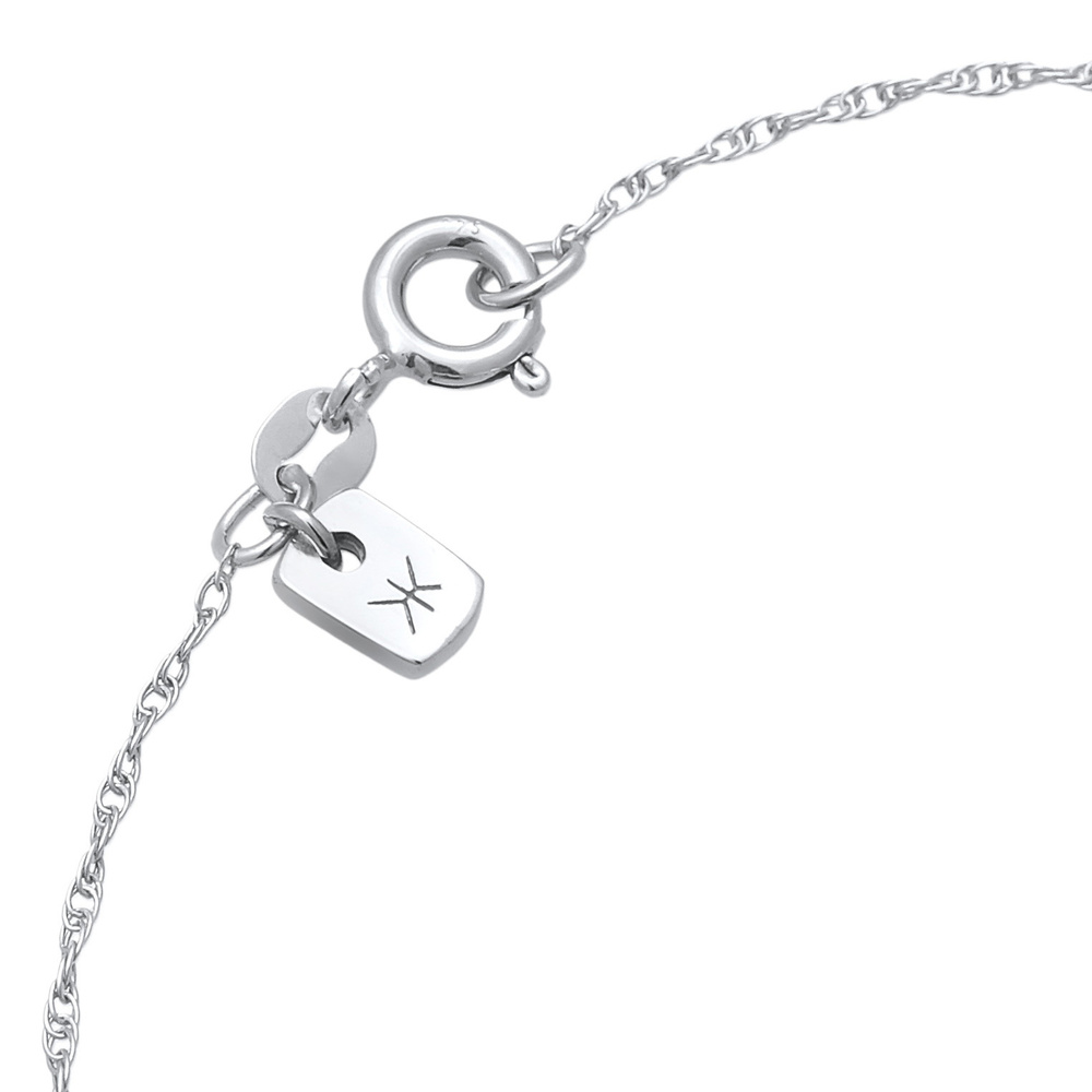 KUZZOI KUZZOI Bracelet Hommes maillons basiques torsadés en argent sterling 925 Bracelet