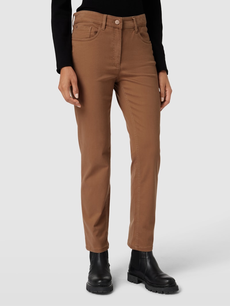 Jeans im 5-Pocket-Design Modell 'CORA' in camel