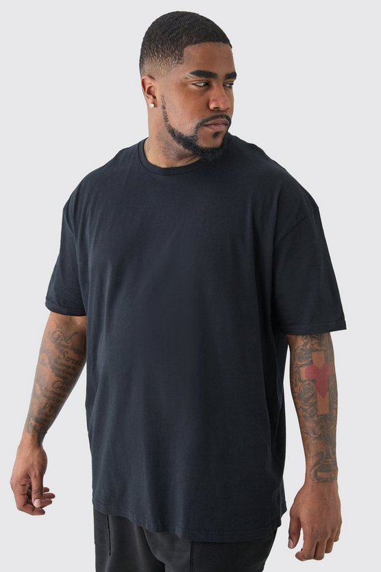 Plus Oversize T-Shirt mit Official Print