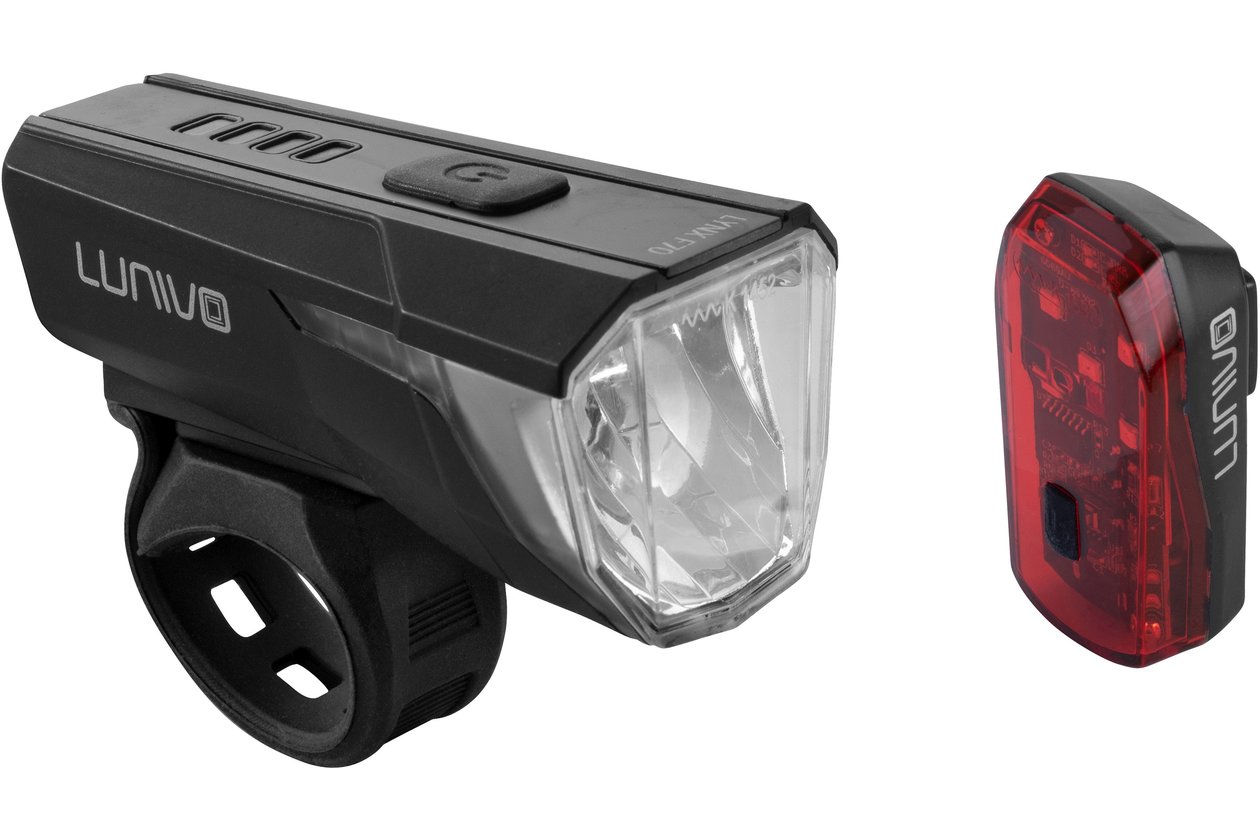 Lunivo Lynx F70 & Lynx R Brake Akku Beleuchtungsset - StVZO