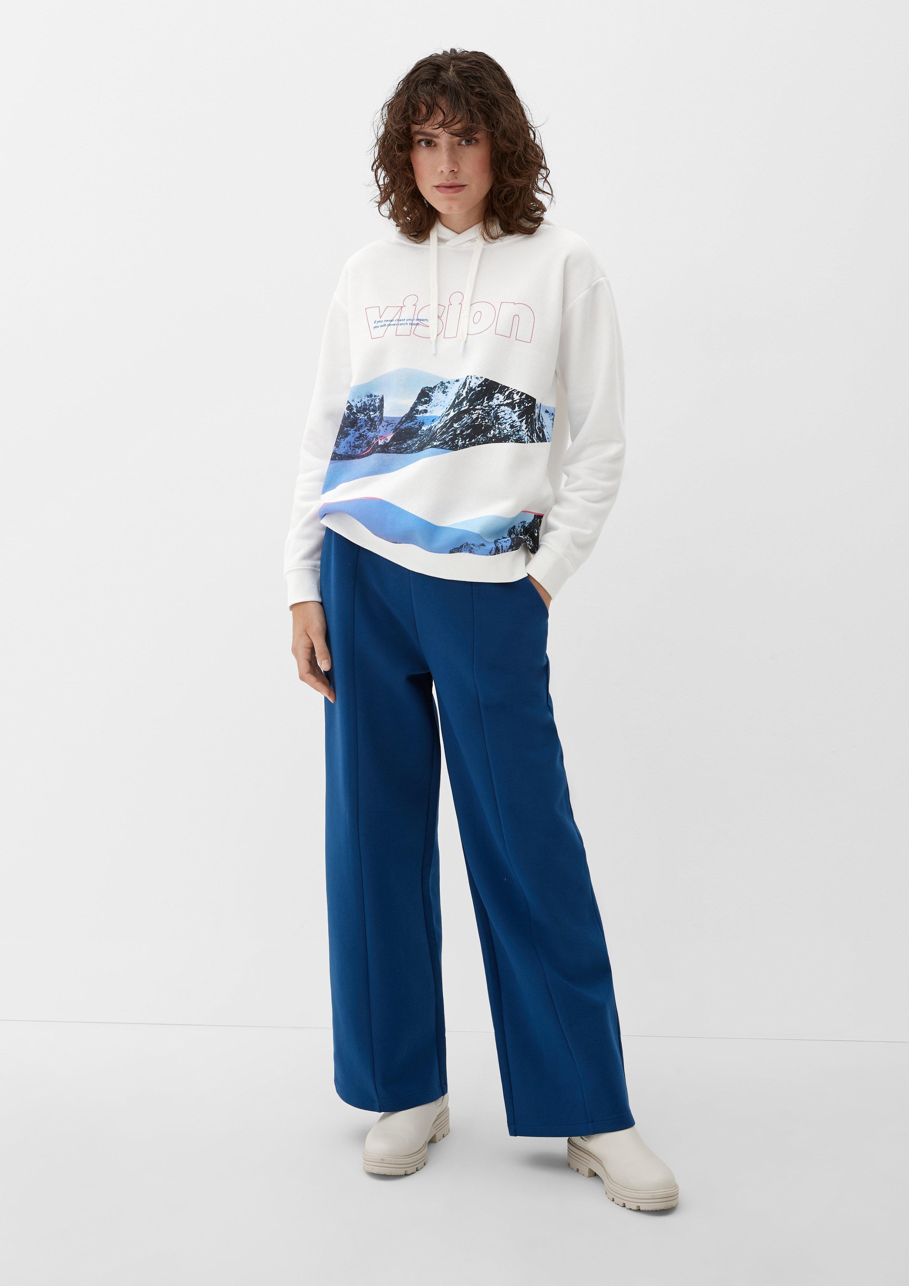 Kapuzenpullover mit Frontprint  2126241-02D0