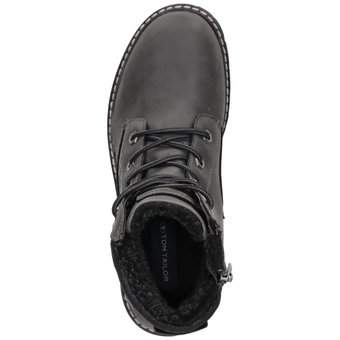 Tom Tailor Schnür Boots in grau