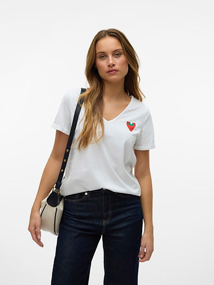 Vero Moda Shirt in Weiß günstig kaufen