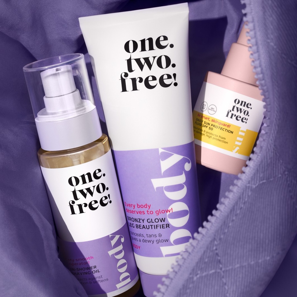 one.two.free! In-Shower Shaving Oil Huile de rasage