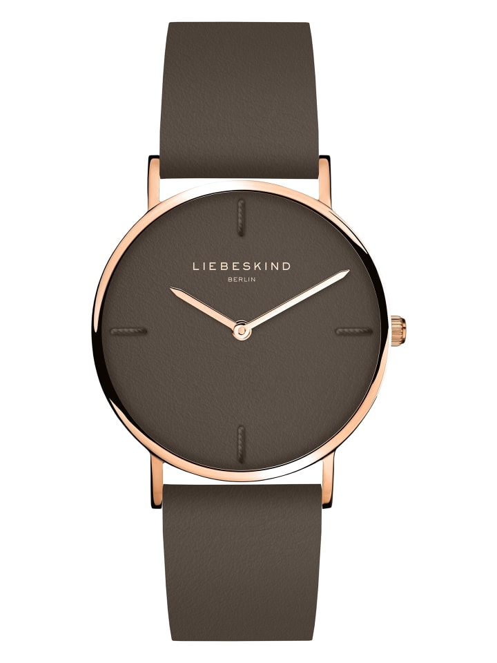 LIEBESKIND BERLIN Armbanduhr in dunkelbraun günstig kaufen onesize