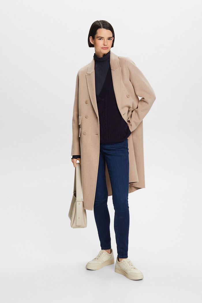 Skinny Jeans mit mittlerer Bundhöhe