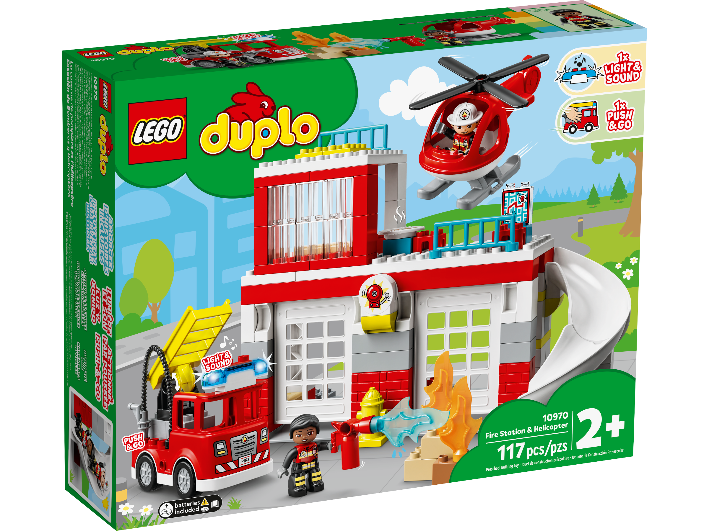 Feuerwehrwache mit Hubschrauber 10970