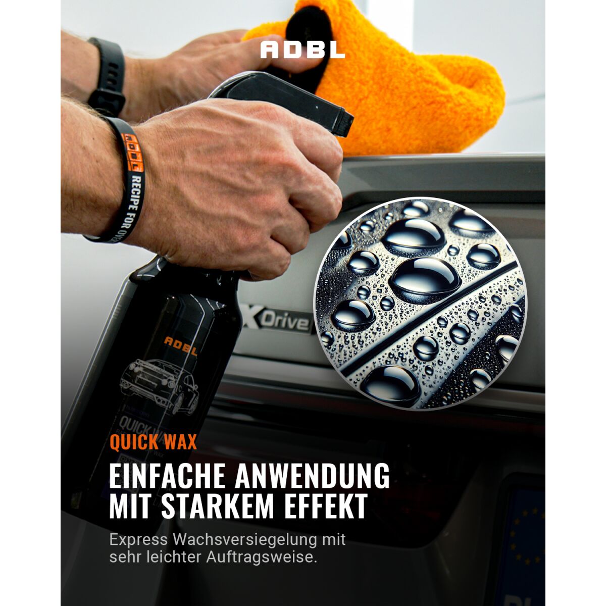 ADBL Quick Wax Sprühversiegelung mit Canyon Trigger 1L