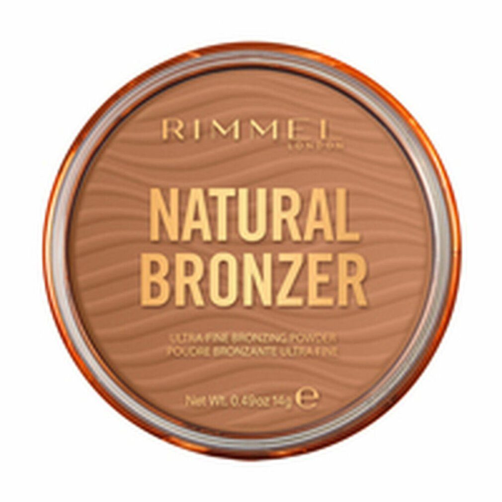 Rimmel London Selbstbräunungscreme RIMMEL Natural Bronzer Gesicht Bronzer 002 Sunbronze 14g