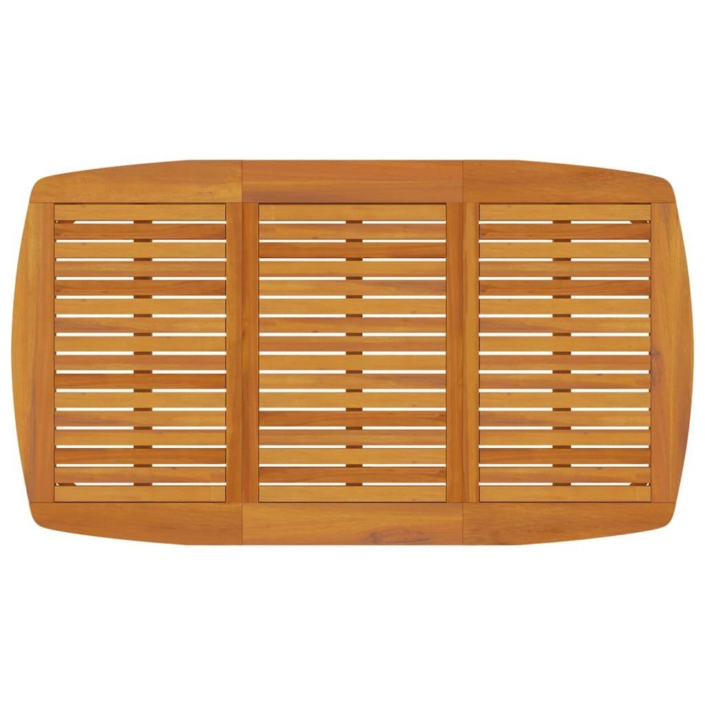 vidaXL Gartentisch Gartentisch 160x90x75 cm Massivholz Akazie (1-St)