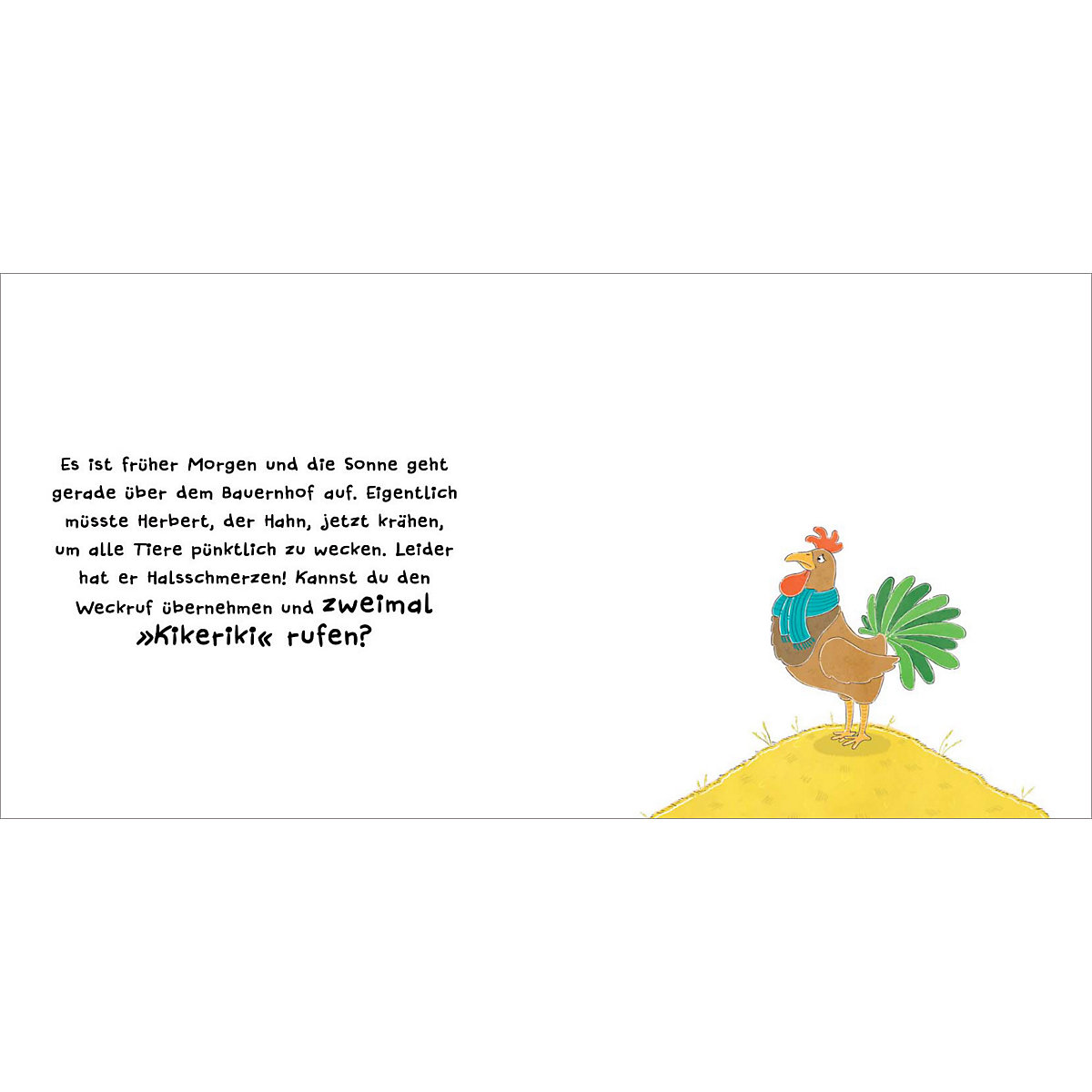 Kitzel den Kakadu - Ein Mitmachbuch für Kinder von 2 bis 4 Jahren.