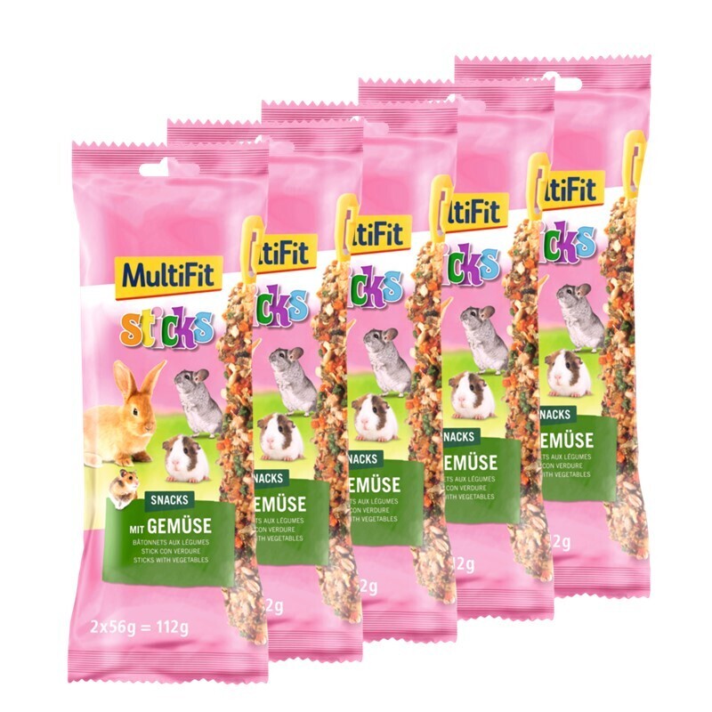 MultiFit Snacks MultiFit Sticks 5x2 Sticks mit Gemüse