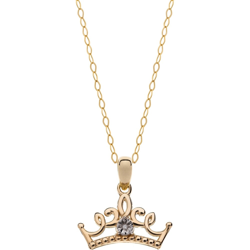 Disney Chaînette pour enfants 375 Or jaune collier