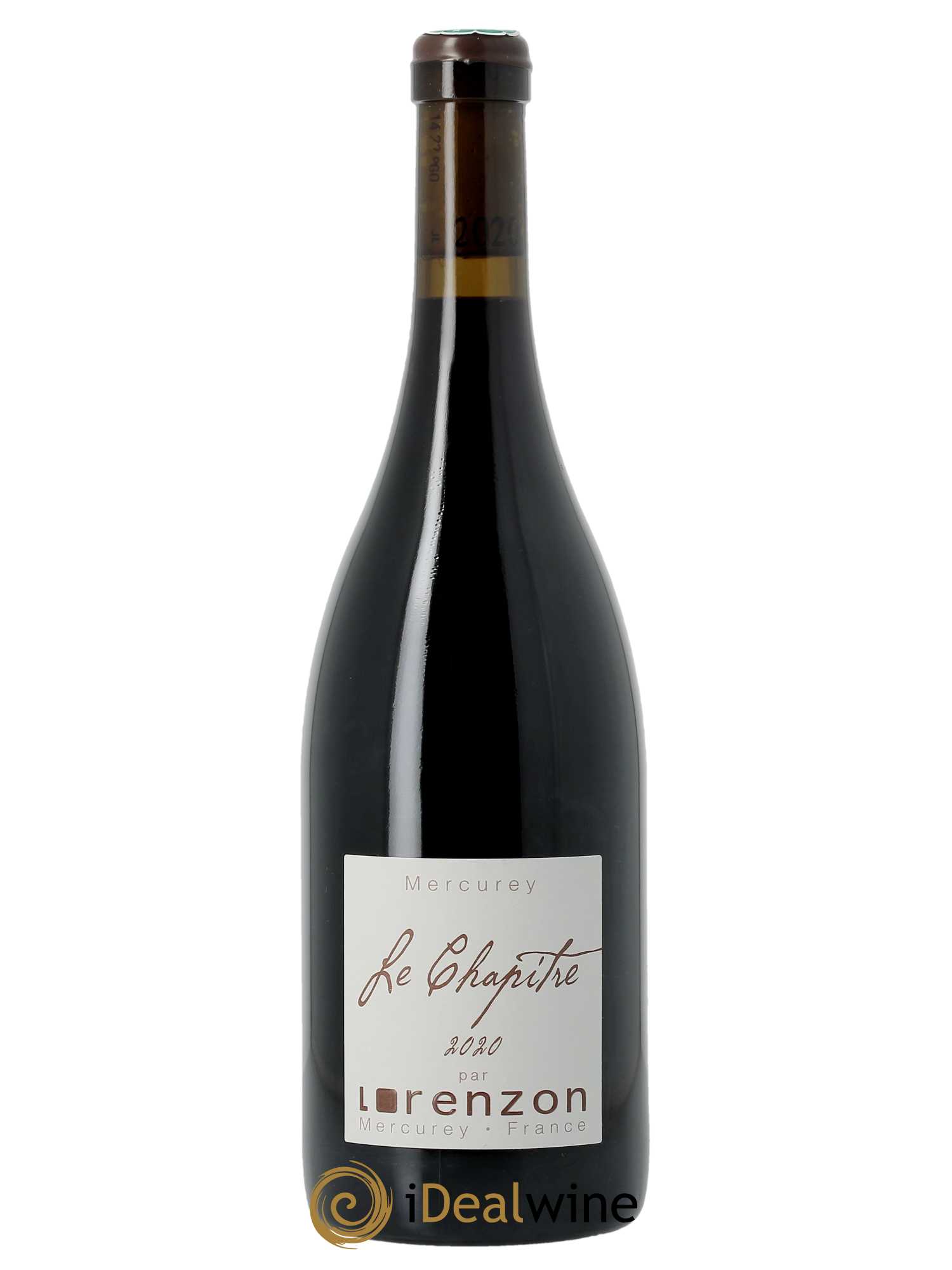 Mercurey Le Châpitre Bruno Lorenzon  2020 - Lot de 1 Bouteille