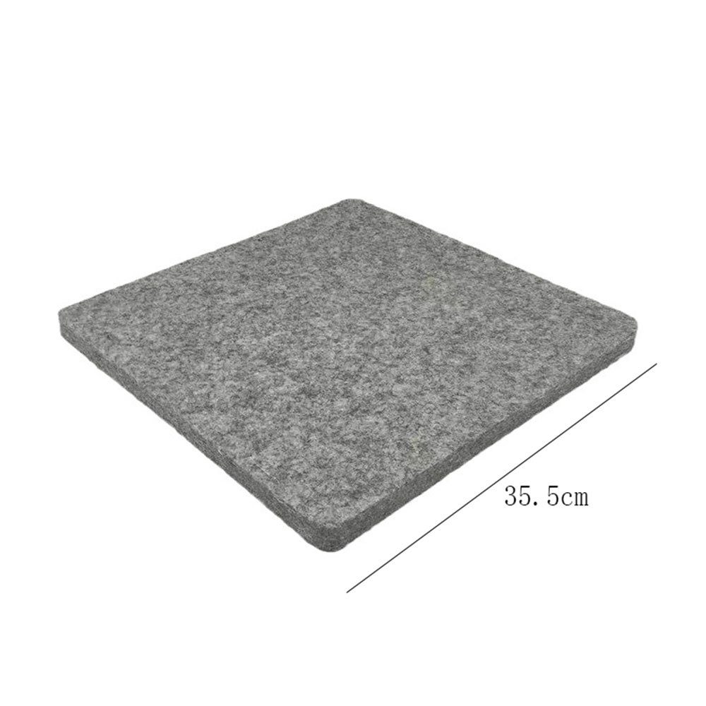 Runxizhou Bügelbrett Bügelmatte 35.5X35.5cm,100% wolle Wollfilz-Bügelbrett