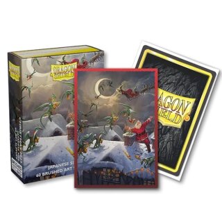 Dragon Shield Japanese Size Sleeves - Brushed Art: Christmas 2023 (60)