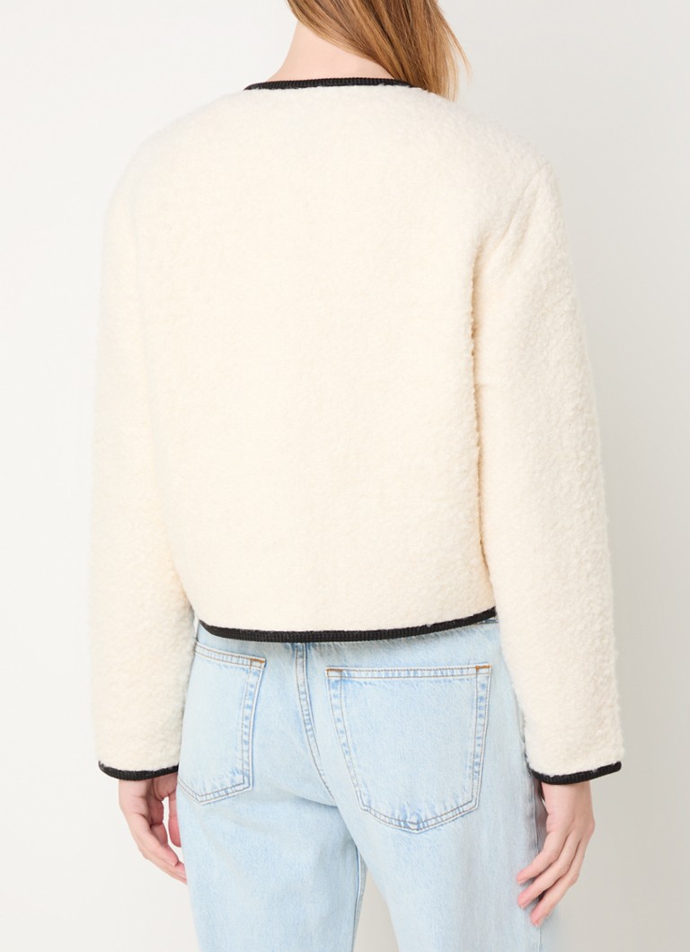 Anine Bing Logan Bouclé-Jacke mit Leistentaschen