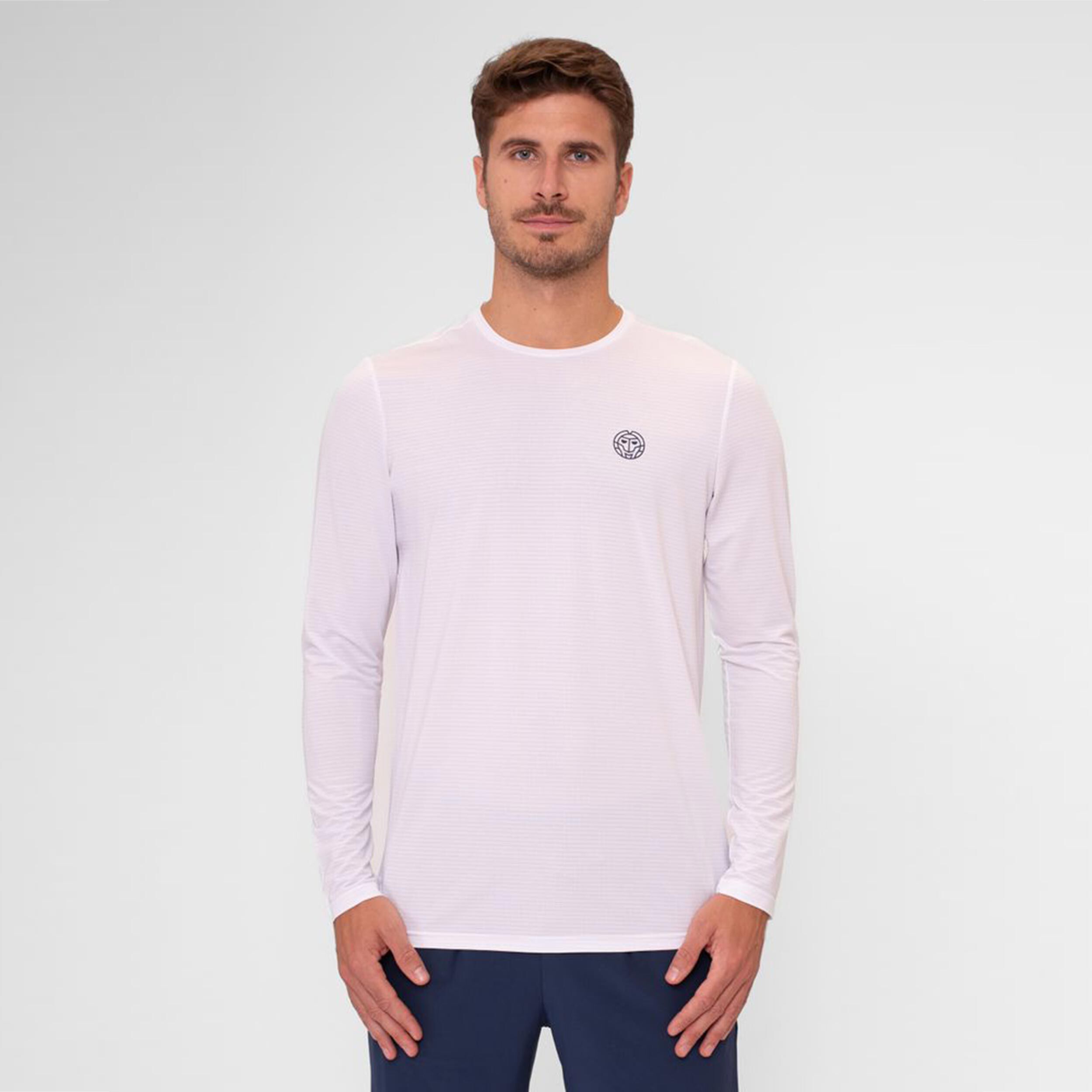 Crew Roundneck Longsleeve Herren - Weiß