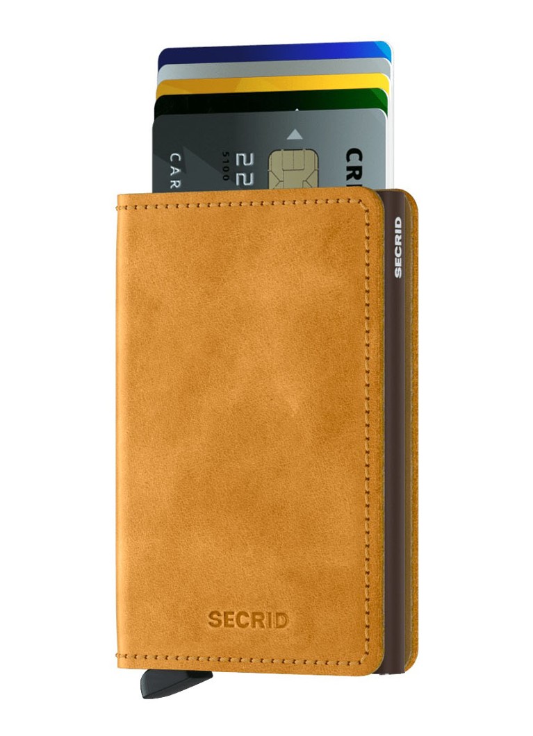 Portafoglio sottile Secrid con porta carte in pelle