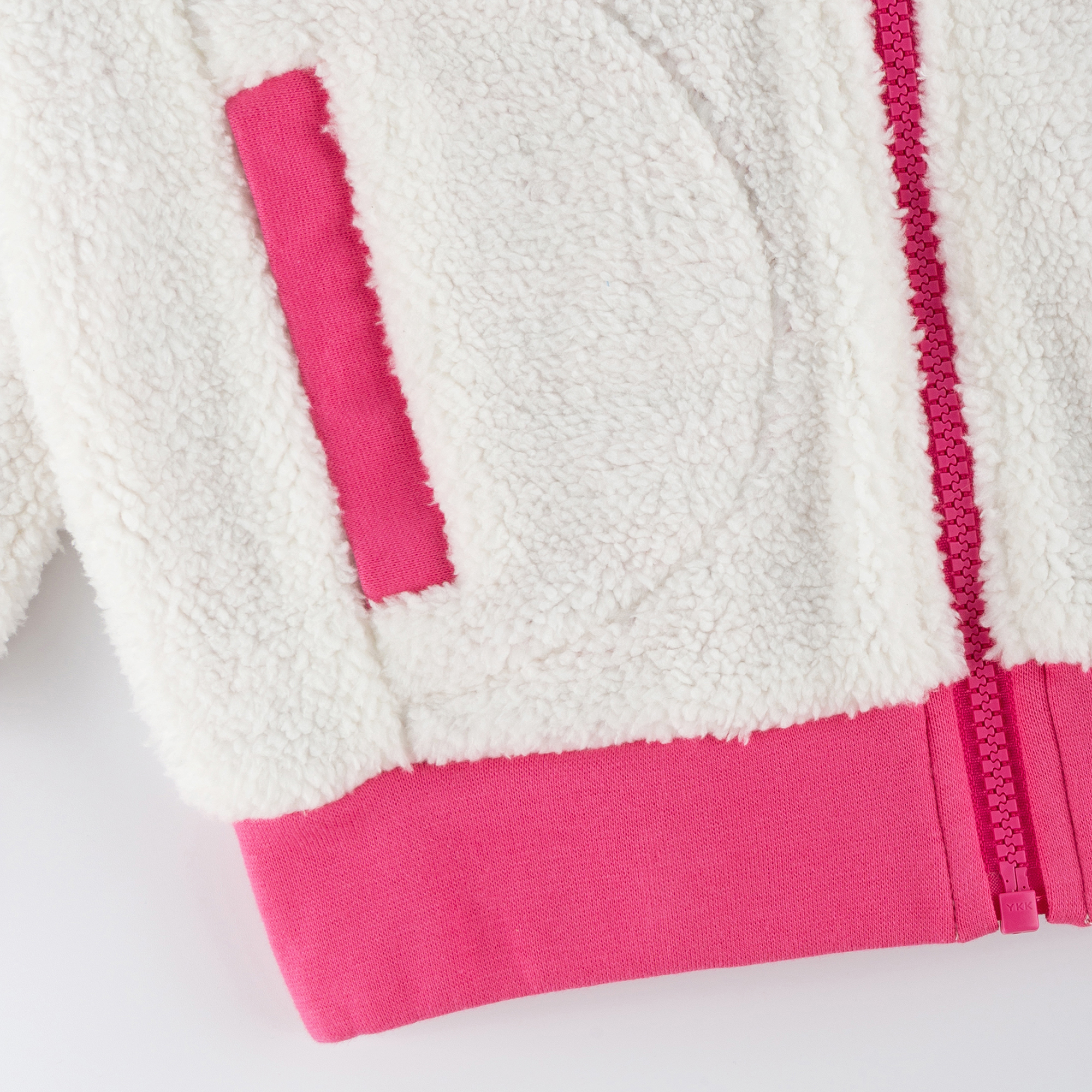 Kinder Teddyjacke, weiß