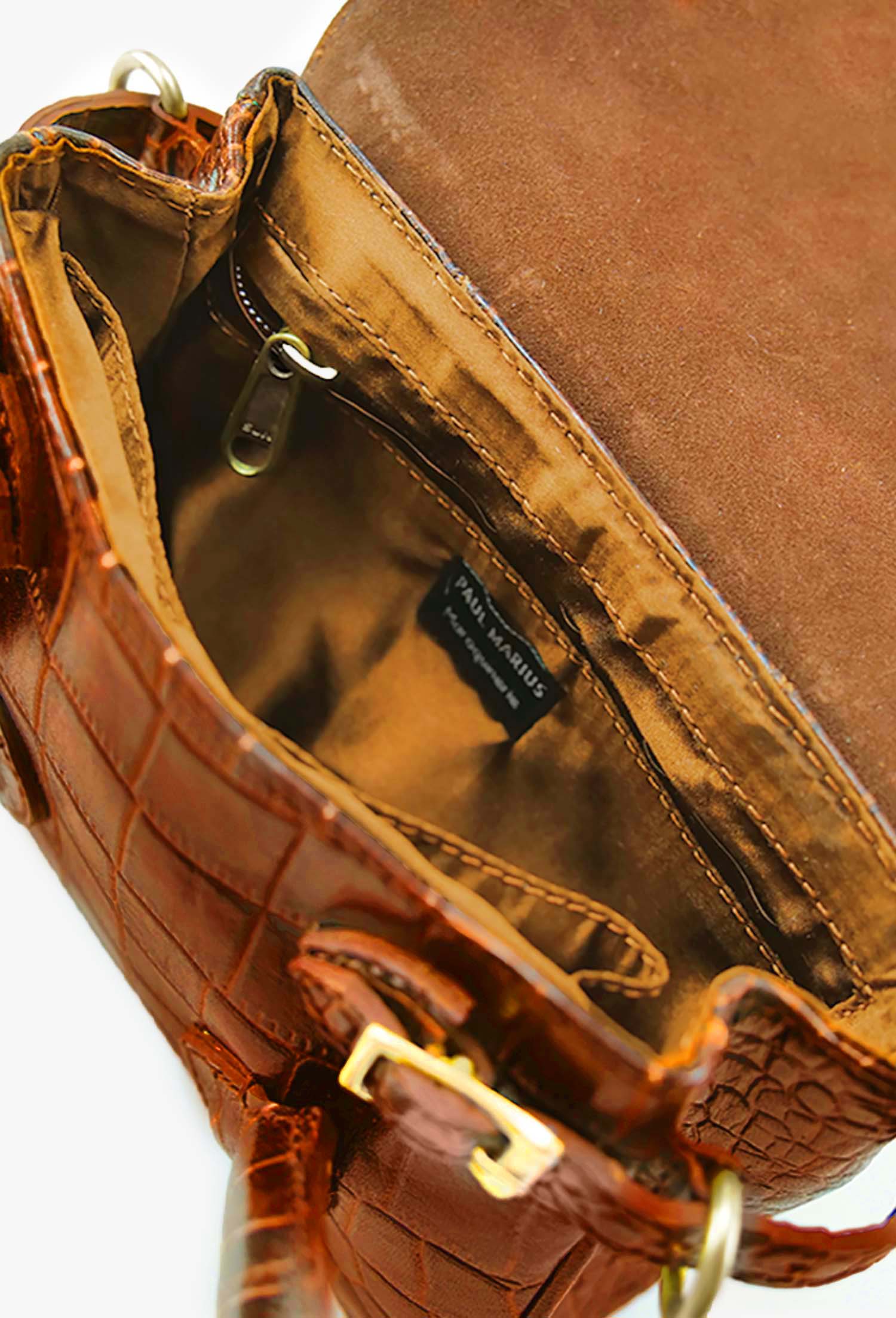 Colette XS Alligator - Ambre