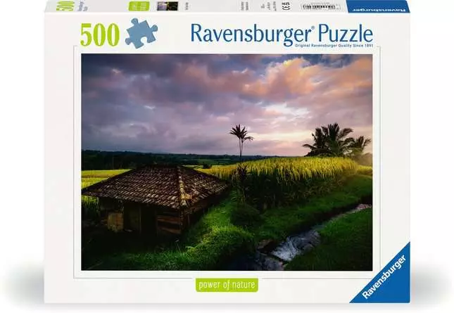 Puzzle 500 Teile - Reisfelder im Norden von Bali