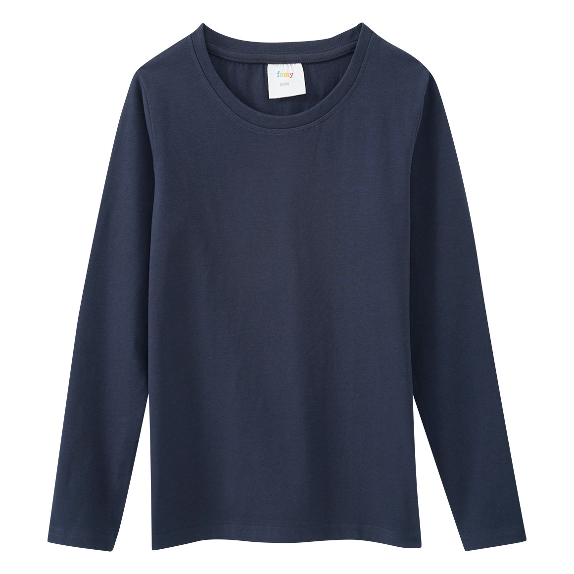 2 Jungen Langarmshirts im Basic-Look