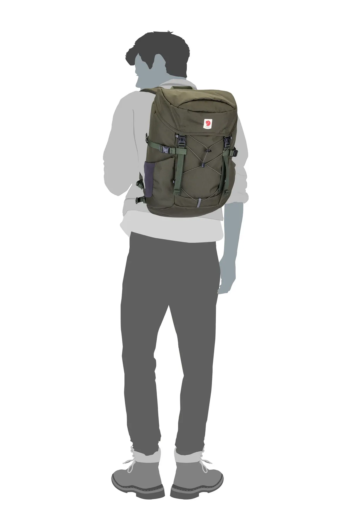 Fjällräven  Rucksack - Grün - Unifarben