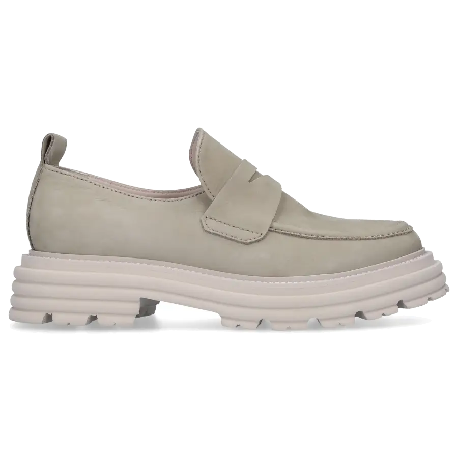 305 SOBE - Loafer LOTTE Nubukleder - grün