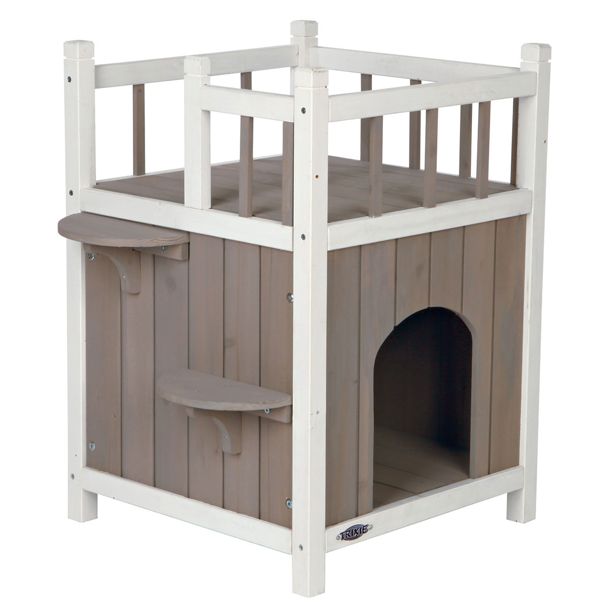 Trixie Natura Katzenhaus Cat's Home mit Balkon