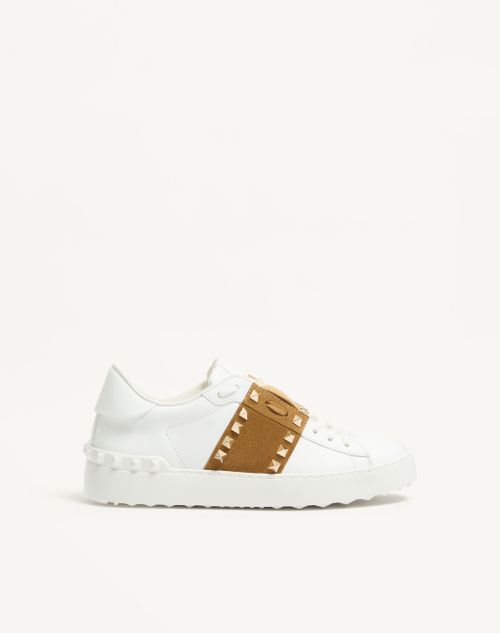 Baskets Rockstud Untitled en cuir de veau avec bride en cuir fendu