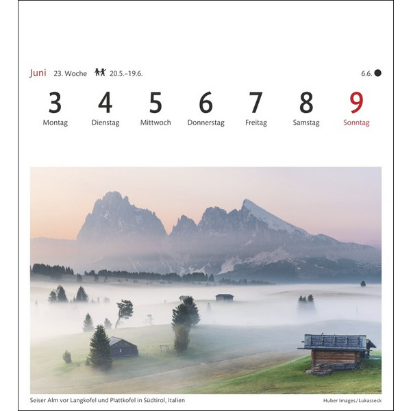 ALPEN SEHNSUCHTSKALENDER 2024. 53 POSTKARTEN - Kalender