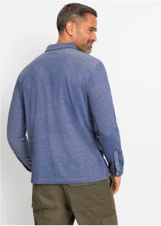 Poloshirt, Langarm