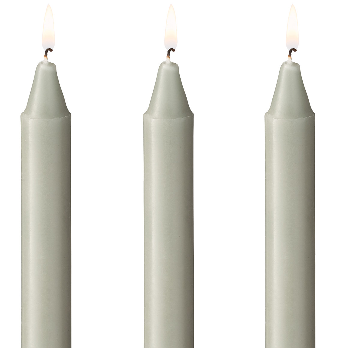 4 Stabkerzen unifarbend