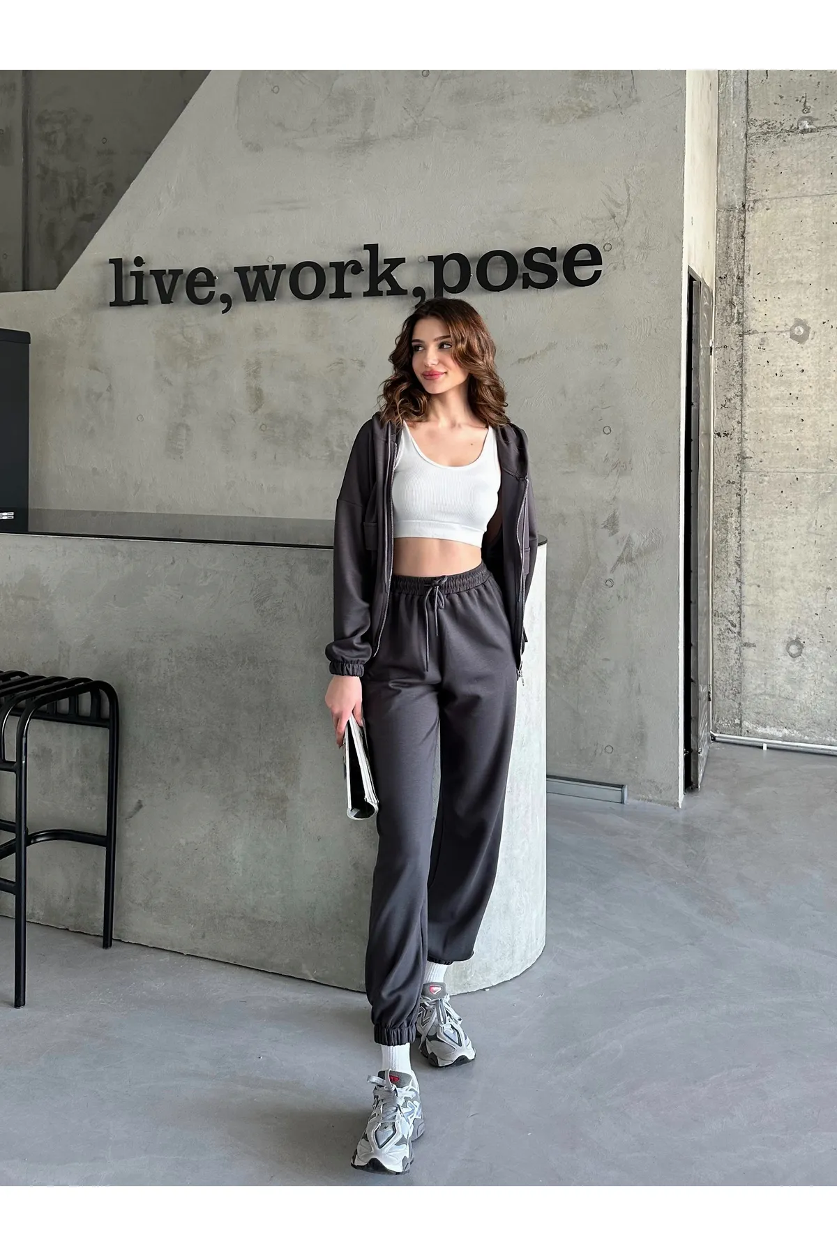 Laluvia  Zweiteiler - Grau - Regular Fit