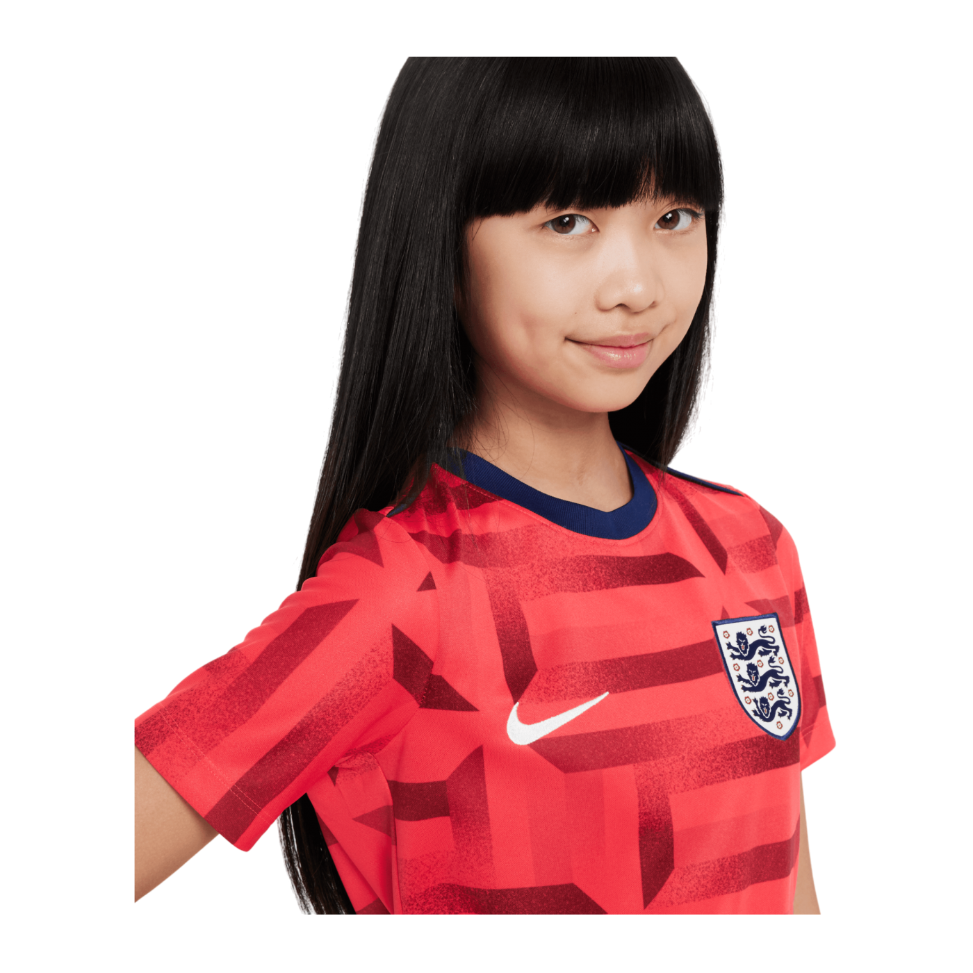 Nike England Prematch Shirt EM 2024 Kids Rot F660