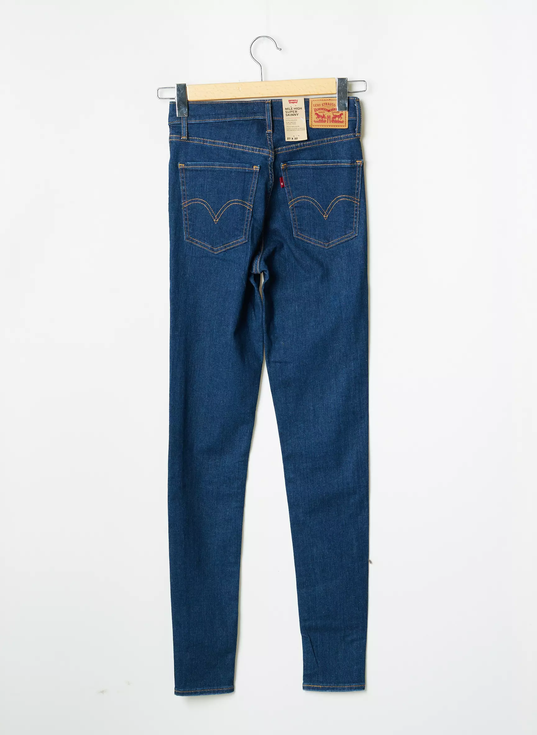 Levis Jeans Skinny Femme couleur bleu