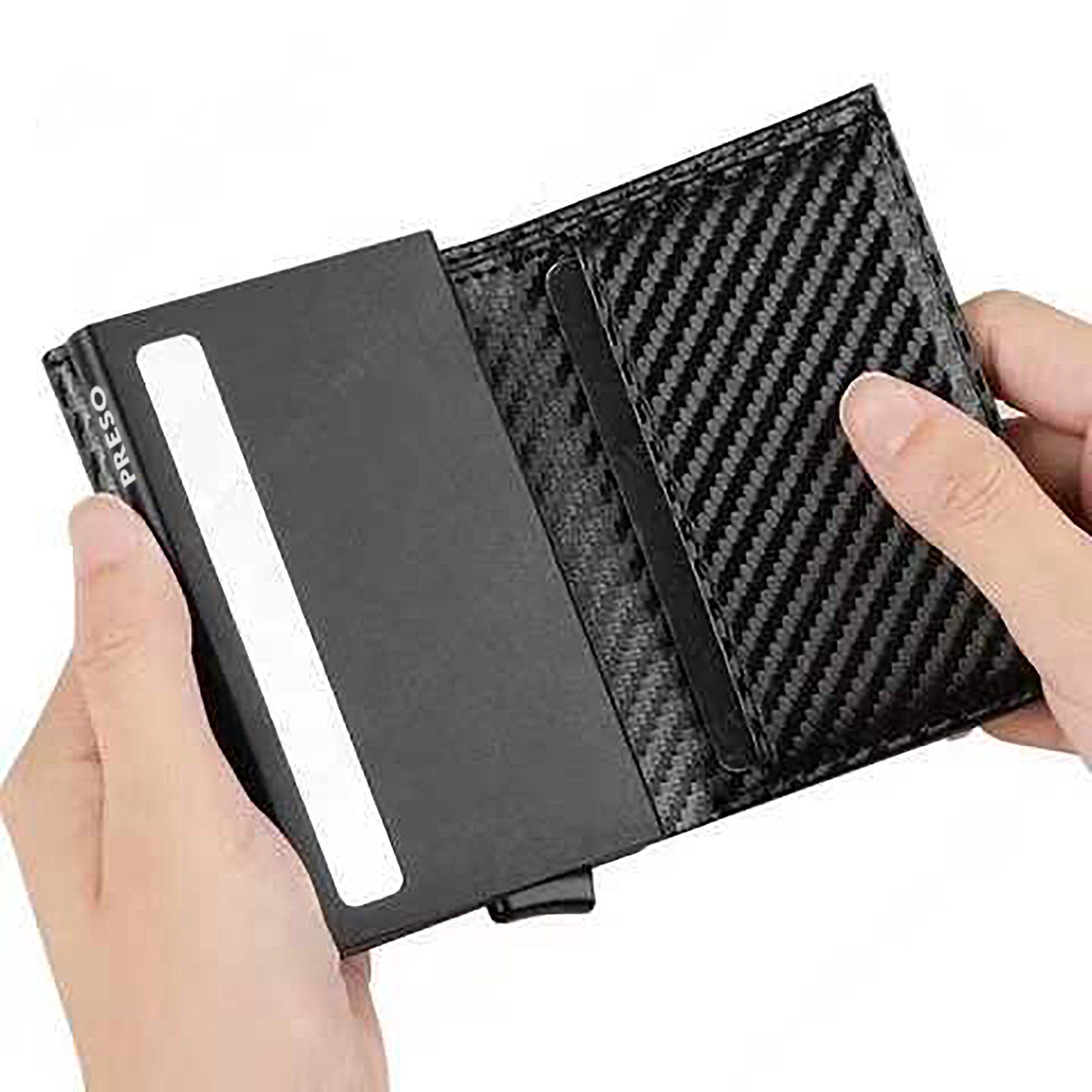 PRESO BAG Geldbörse Herren Geldbörse, Herren Geldbeutel, Magic Wallet, Kreditkartenetui, Kleiner Geldbeutel, Herrengeschenk, Weihnachtsgeschenk für Männer